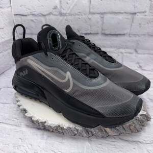 Nike Air Max 2090 Mens Size 13 Black Wolf Gray Athletic Running Shoes Sneakers